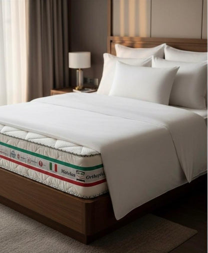 Promotion: Matelas Orthopédique D30 3D + couette 100% coton & protégé imperméable